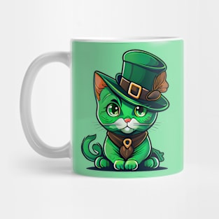 St. Patrick's Day Cat Mug